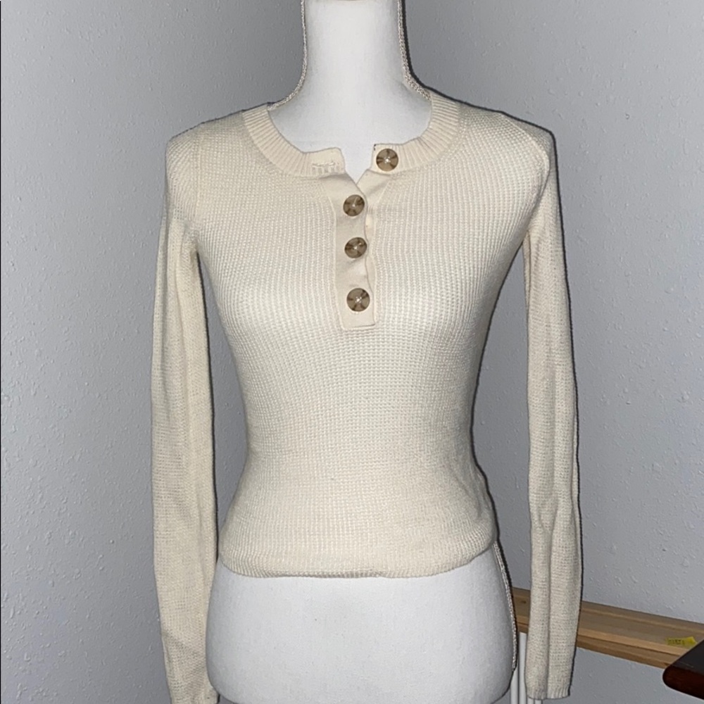 american eagle knit long sleeve t-shirt